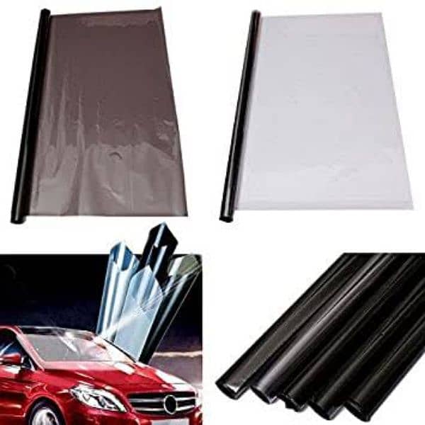 Dark Black Car window Tint paper 1