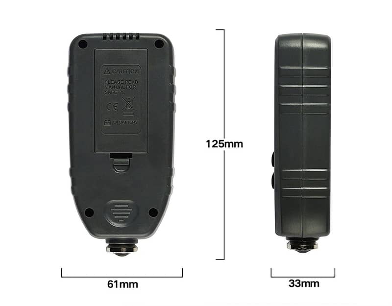 Car Paint Tester checker R&D TC100 Coating Thickness 0.1micron/0-1300 8