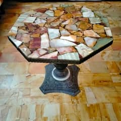 HandMade Old kaansi Natural Stones Heavy Weight Table 0