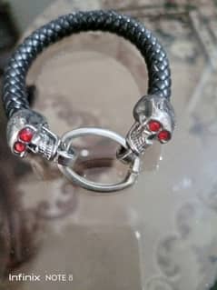 SKULL FACE LOCK BRACELATE IMPORTED