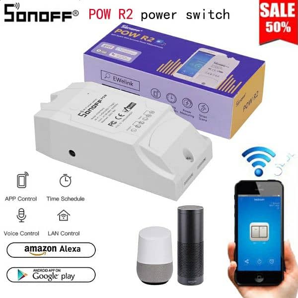 SONOFF POW R2 16A Original Smart Power Monitoring WiFi 0
