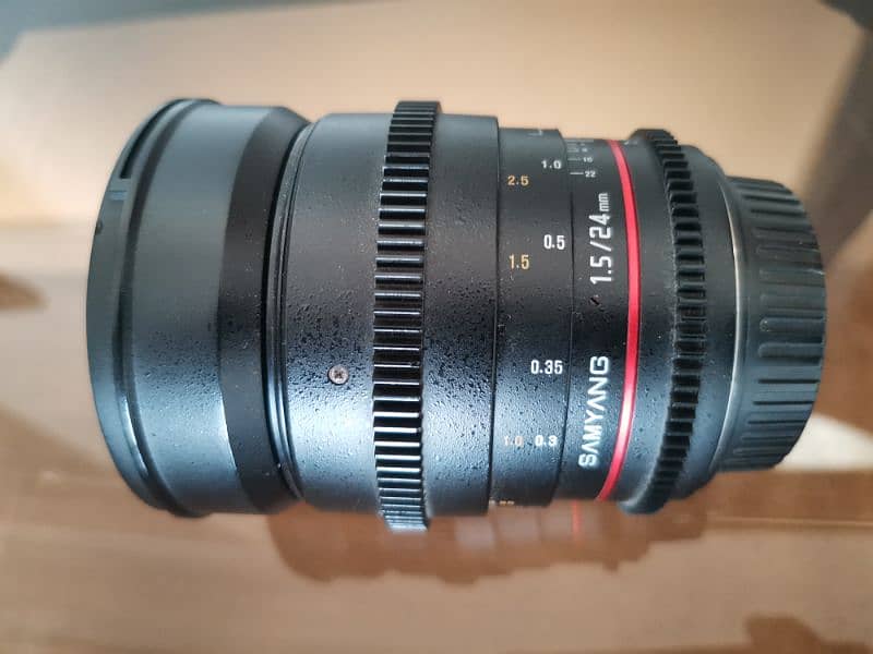 Samyang 24mm T 1.5 Cine lens EF mount 0