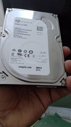 Brand new Seagate HD 500gb box open pieces