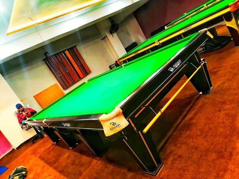 snooker rasson table size 5*10 2
