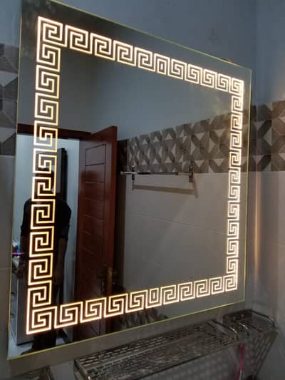 Versace Round Front LED Bathroom Mirror 1