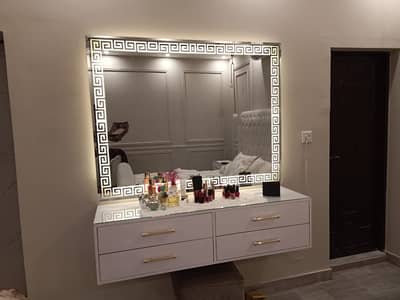 Versace Round Front LED Bathroom Mirror 2