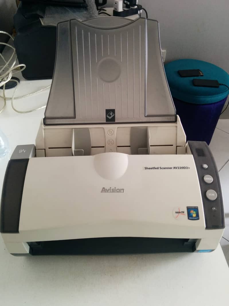 Avision AV220D2+ High Performance Office Use A4 SIze Duplex Scanner 1