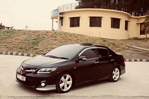 Toyota Corolla 2012 Body kit Front Bumper Back Bumper & 2x Side Skirt 5