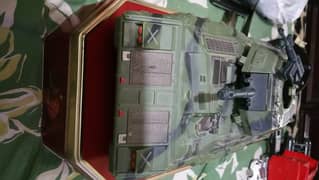 TANK WITH GUNS HARD PLASTIC IMPORTED