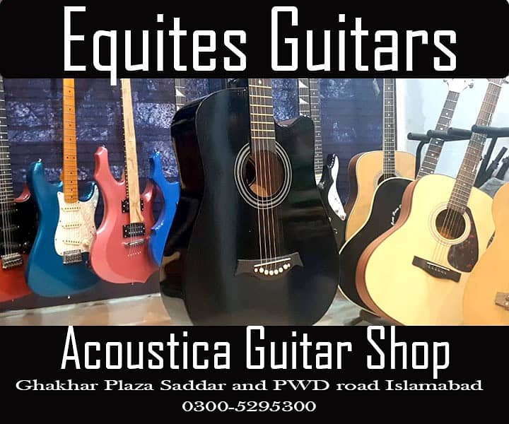 Best brands HQ guitars at Acoustica Guitar Shop 1