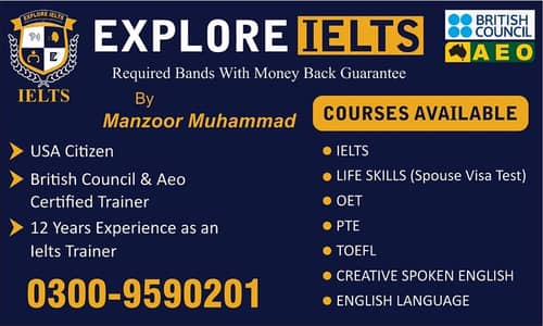 EXPLORE IELTS “ Required Bands With Money Back Guarantee