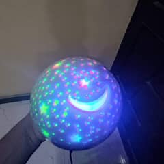 LED rotating multi colour lamp