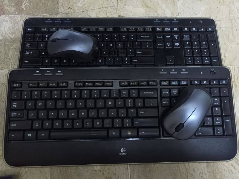 Logitech Wireless keyboard Mouse Package 6