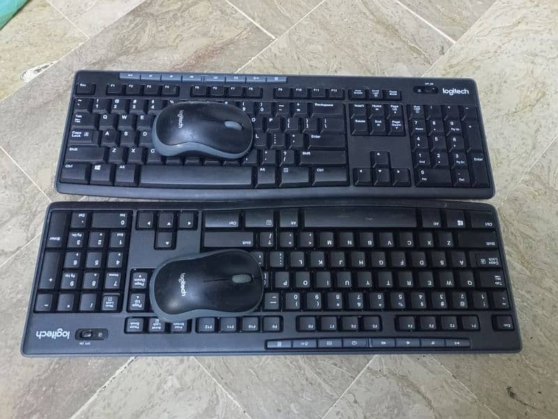 Logitech Wireless keyboard Mouse Package 7