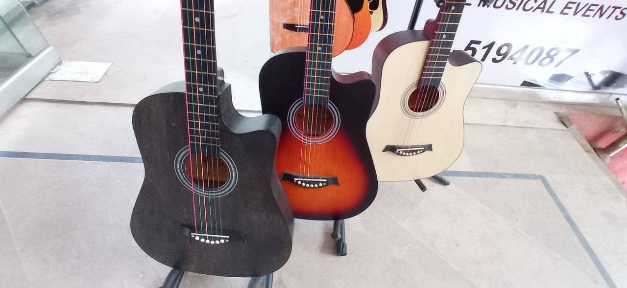 Quality guitars collection at Acoustica guitar shop and 2