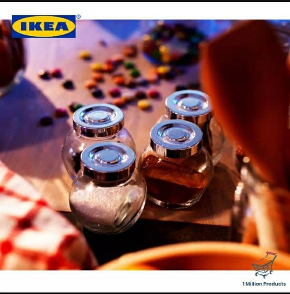 IKEA's Spice Jars Set of 4 Pieces 1