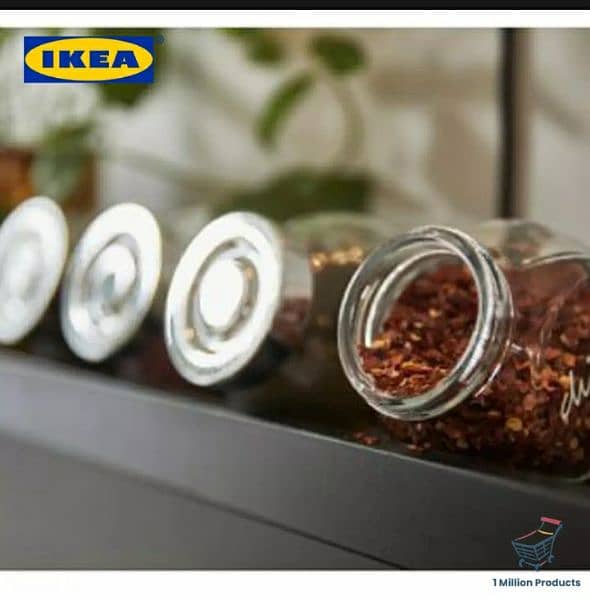 IKEA's Spice Jars Set of 4 Pieces 2