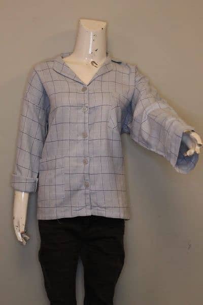 coat collar type causal shirts for men and women 8
