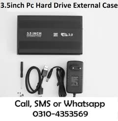 3.5 Inch PC Sata Hard Drive External Case Computer USB 2.0 3.0 both AV