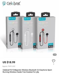Earphones Bluetooth in Sargodha, Free 