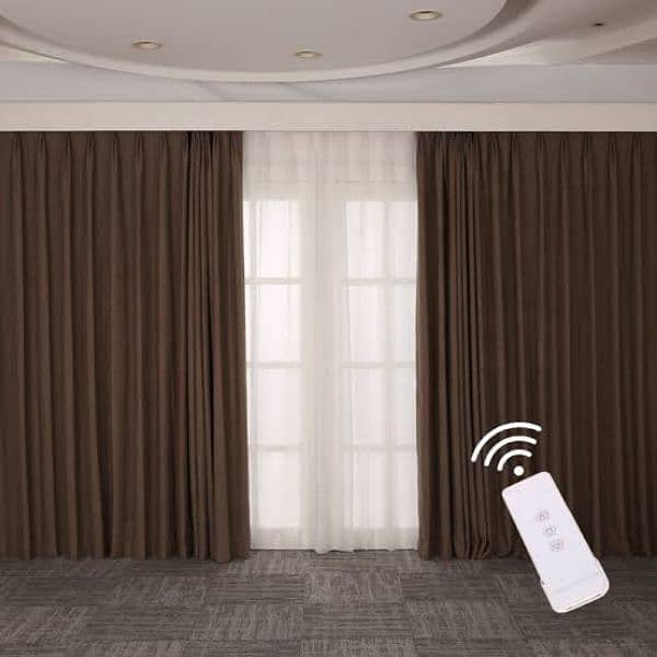 Smart Curtain Track System ( Remote, Wifi & Switch Control) 3