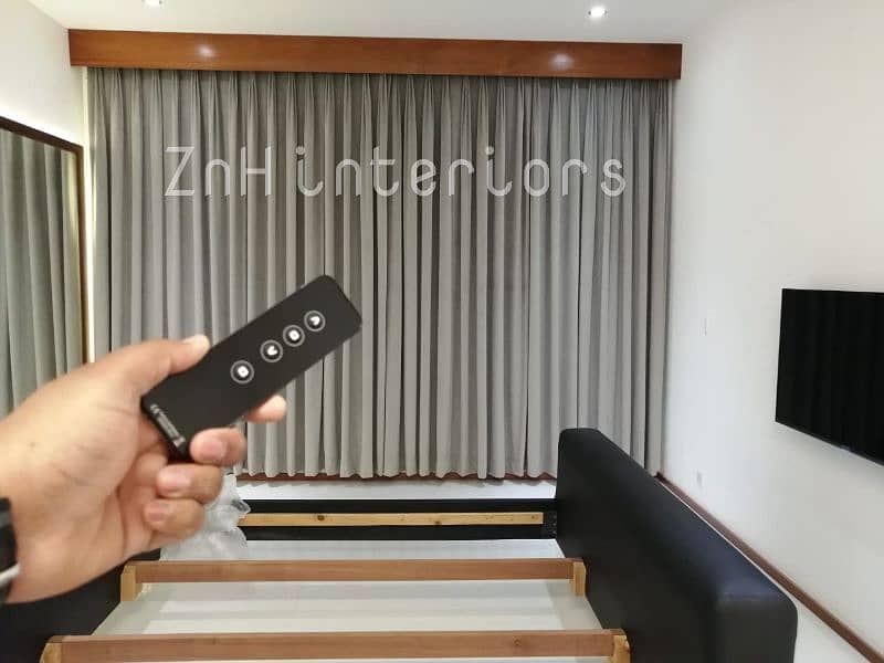 Smart Curtain Track System ( Remote, Wifi & Switch Control) 10