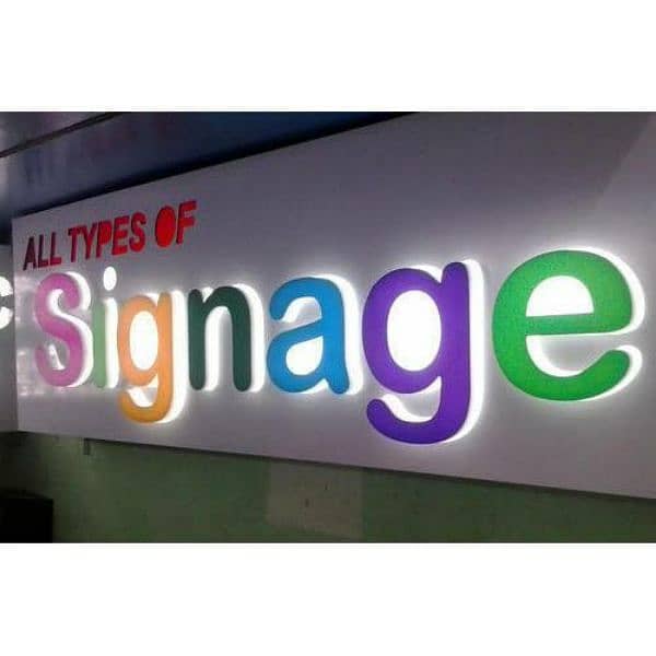 3d sign/ peneflex / sign boards/neon sign /customized 12