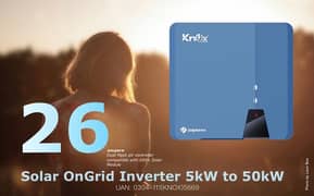 knox G2 8kw Pv12000 OnGrid 3Phase Solar Inverter 26A Dual MPPts 5Years