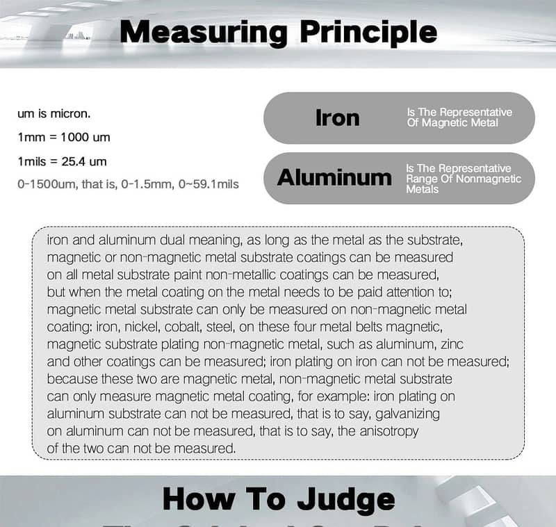 Car Paint Tester R&D TC100 Coating Thickness Gauge 0.1micron / 0-1300 2