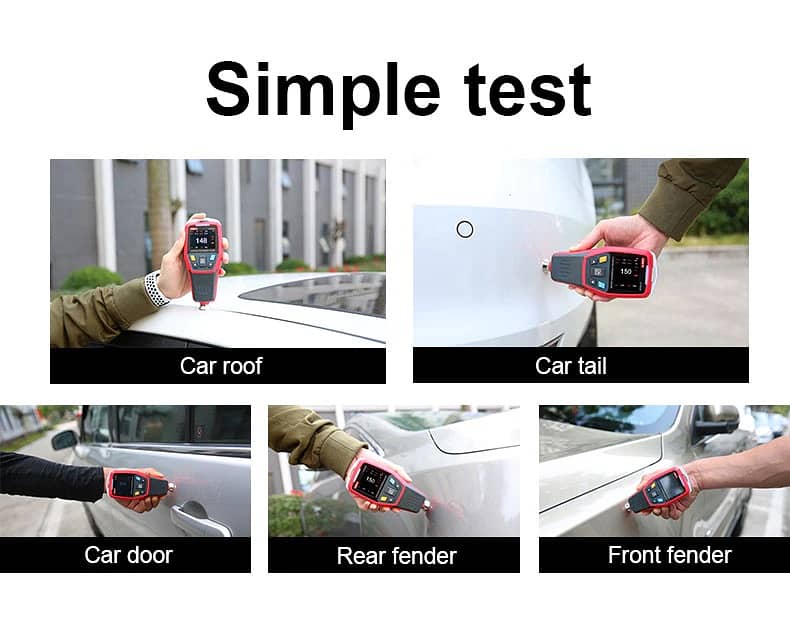 Car Paint Checker UNI-T UT343D Paint Thickness Tester used by Pakwheel 8