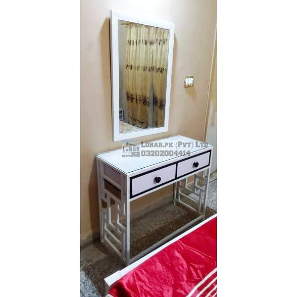 Iron Bedroom Set (Luxury design) separate Price each item 4