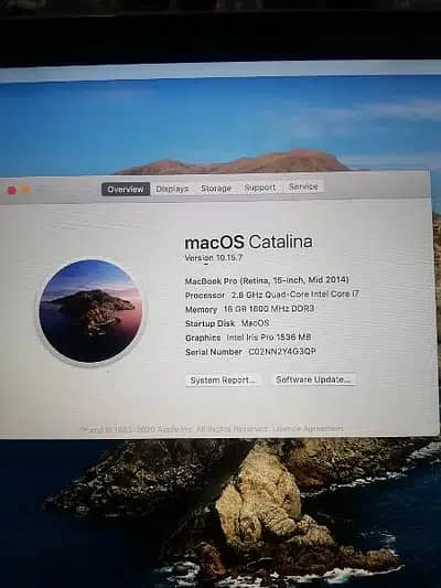 MacBook Pro i7 (Retina, 15-inch, Mid 2014) 4