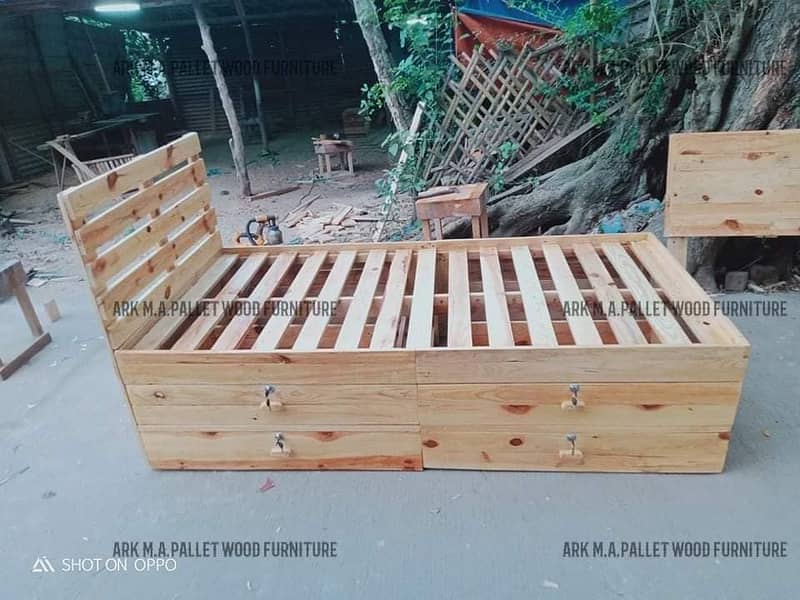 Custom Made Pallet Bed Available On Order 1