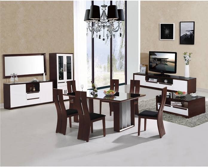 dining table set (wearhouse manufacturer)03368236505 11