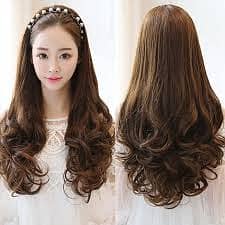 Long Straight Hairstyle Women Wigs Black brown 4