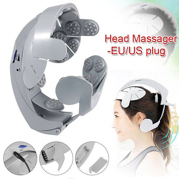 USB Electric Head Vibration Massager Brain Massager Machine 0