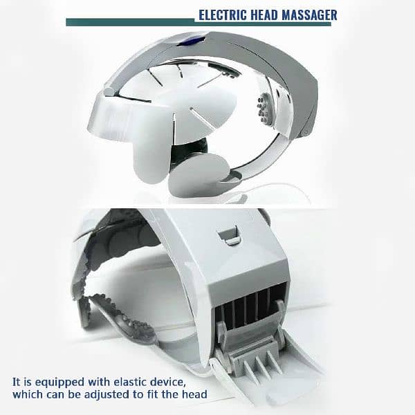 USB Electric Head Vibration Massager Brain Massager Machine 3
