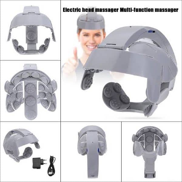 USB Electric Head Vibration Massager Brain Massager Machine 6