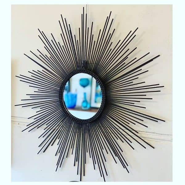 Vintage style Mid Century Starburst Mirror available for sale 0