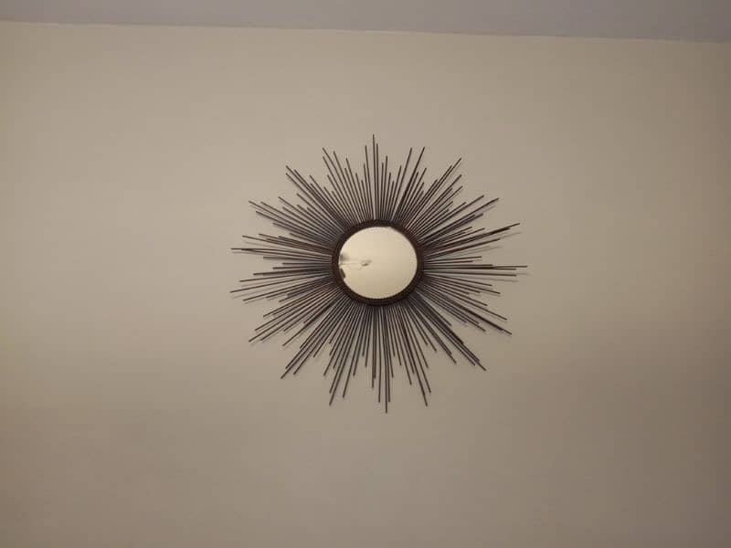 Vintage style Mid Century Starburst Mirror available for sale 4