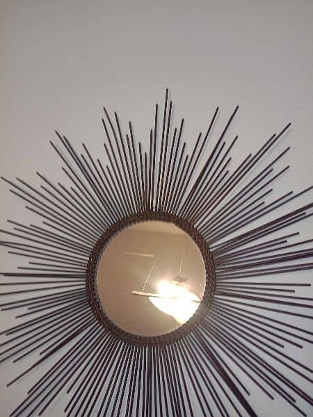Vintage style Mid Century Starburst Mirror available for sale 8