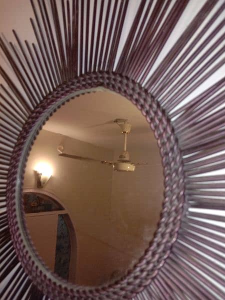 Vintage style Mid Century Starburst Mirror available for sale 10