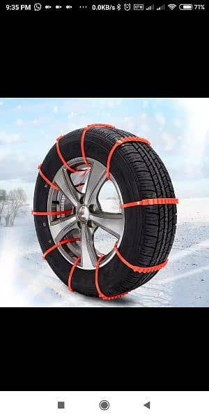 10pcs Universal Anti-Slip Car SUV Plastic Winter Tire Snow Chains 2