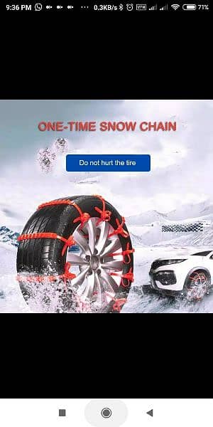 10pcs Universal Anti-Slip Car SUV Plastic Winter Tire Snow Chains 3