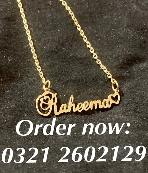 name necklace gold plated locket customize jewelry ring coatpin cuff 19