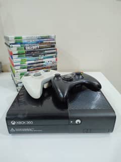 xbox 360 elite slim 500gb (with two controller)