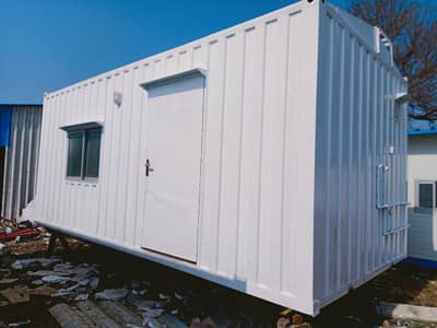 showeroffice container porta cabin prefab structure with 4 wheel 3