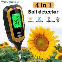 Soil PH Meter 4 In 1 Digital PH Meter Soil Moisture Temperature Meter 0