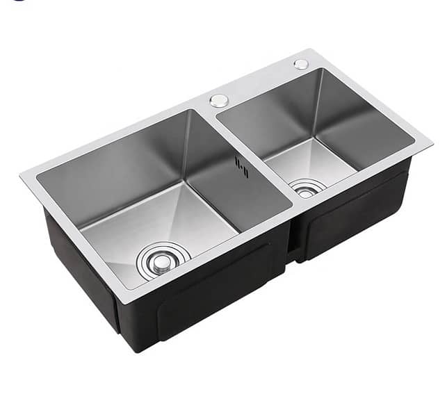 Double Bowl Stainless Steel Sink 0