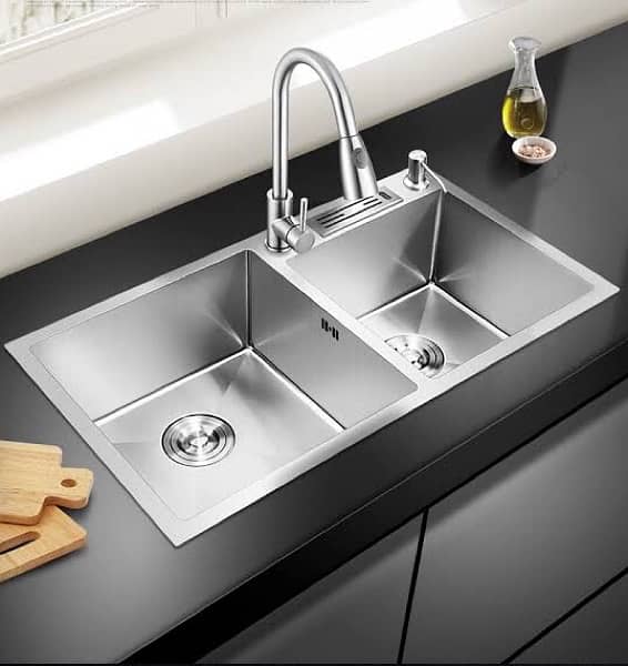 Double Bowl Stainless Steel Sink 2